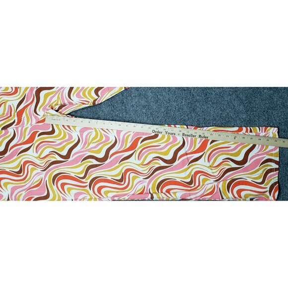 Rue21 Jeans Womens Plus 1X Multicolor Denim Skate Straight Leg Wavy Stretch New - Picture 9 of 12